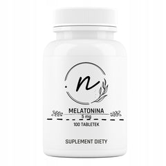 Melatonina 5mg, 100 tabletek, naturalna walka z bezsennością