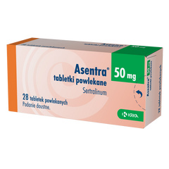 Asentra 50mg, 28 tabletek