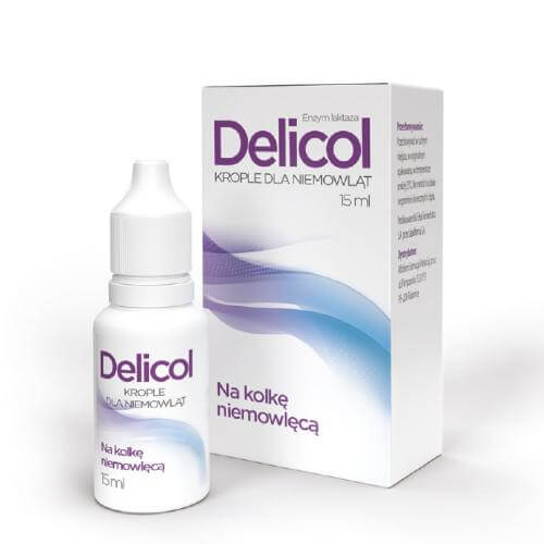 DELICOL , KROPLE NA KOLKĘ DLA NIEMOWLĄT, POLSKA APTEKA UK