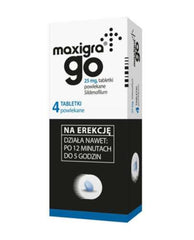 Maxigra Go - 4 tabletki 25mg