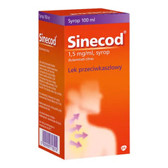 SINECOD syrop 100 ml - Syrop na Kaszel / POLSKA APTEKA / LEKI W UK