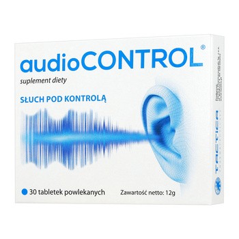 AUDIOCONTROL UK , 30 TABLETEK, SZUMY W USZACH, POLSKA APTEKA W UK