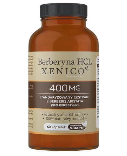 BERBERYNA HCl 400 mg UK, 60 kapsułek, POLSKA APTEKA W UK