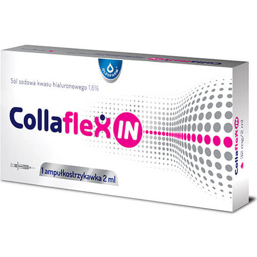 Collaflexin UK 1 x ampułkostrzykawka 2ml - Sól Sodowa Kwasu Hialuronowego 1,6% / POLSKA APTEKA W UK