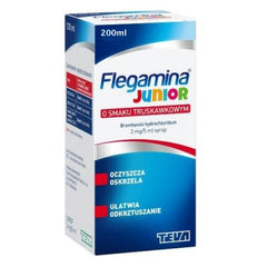 FEGAMINA JUNIOR SYROP 200ml UK - Syrop na kaszel mokry dla dzieci / POLSKA APTEKA W UK