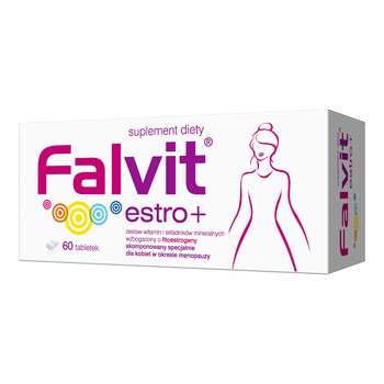 Falvit Estro Plus UK - witaminy  60 tabletek / POLSKA APTEKA W UK
