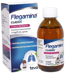Flegamina syrop UK - syrop na kaszel mokry, odkrztuszanie. POLSKIE LEKI W UK
