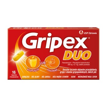 GRIPEX DUO UK - 16 tabletek / POLSKA APTEKA W UK / WYSYŁKA 24H