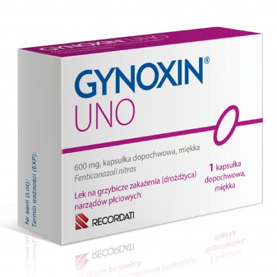Gynoxin Optima UNO UK 600mg , Infekcje intymne grzybicze , APTEKA UK