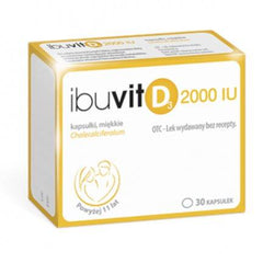 IBUVIT D3 UK 2000 IU, 30 kapsułek, POLSKA APTEKA W UK