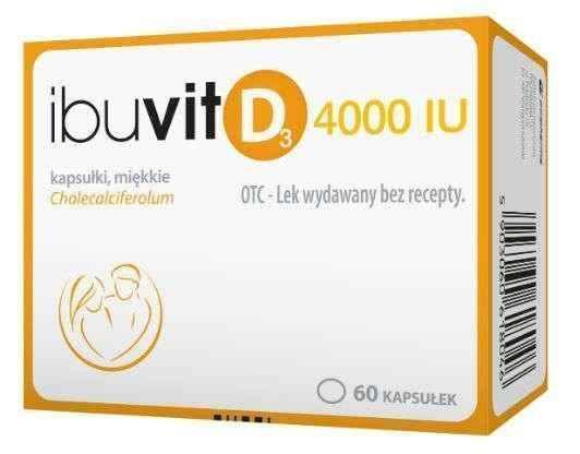 IBUVIT D3 4000IU, 60 KAPSUŁEK, POLSKA APTEKA W UK