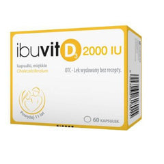 IBUVIT UK D3 2000 IU, 60 kapsułek - WITAMINA ODPORNOŚCI / POLSKA APTEKA UK