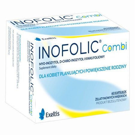 INOFOLIC COMBI, 60 KAPSUŁEK, PLANOWANIE CIĄŻY