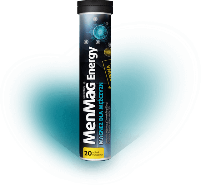 MenMag Energy UK x 20 tabletek musujących ( + B6, Cynk,Energia) POLSKA APTEKA W UK