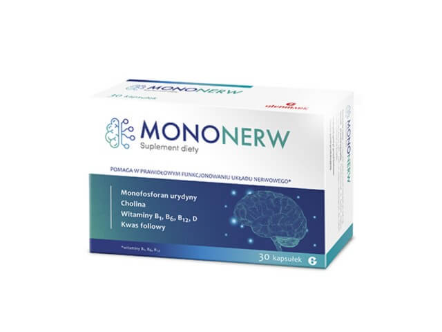 MONONERW UK, 30 KAPSUŁEK, KONCENTRACJA, POLSKA APTEKA W UK