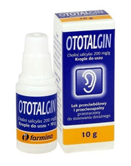 OTOTALGIN UK, KROPLE DO USZU, POLSKA APTEKA LONDON UK