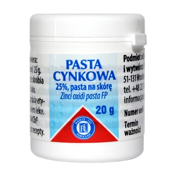 Pasta Cynkowa UK - trądzik , pryszcze . POLSKA APTEKA W UK