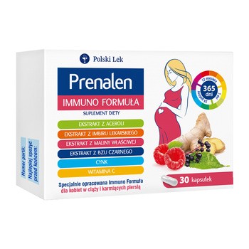 PRENALEN IMMUNO UK - ODPORNOŚCI W OKRESIE CIĄŻY / POLSKA APTEKA W UK