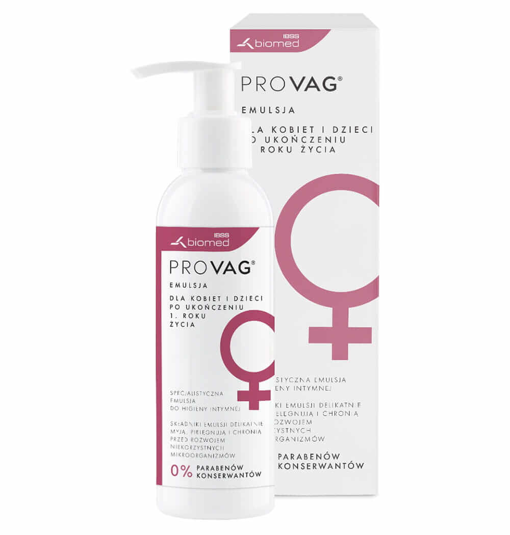PROVAG EMULSJA UK 300ml - PŁYN DO HIGIENY INTYMNEJ / Polska Apteka 247 UK