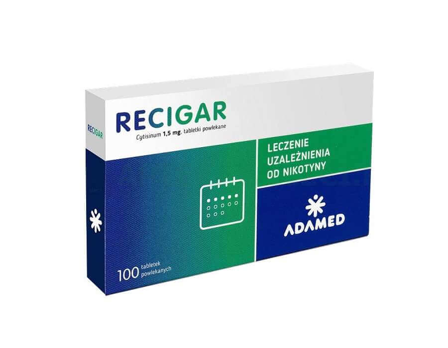 RECIGAR, POLSKA APTEKA W UK, TABLETKI DLA PALACZY