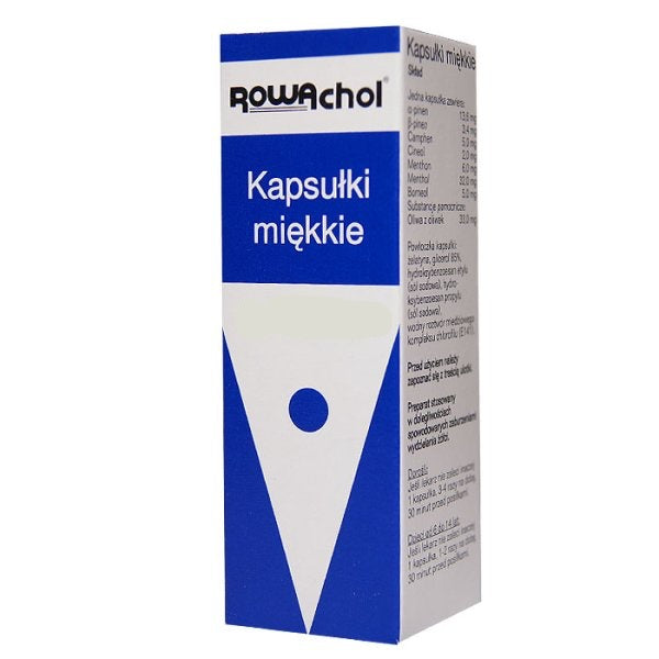 ROWACHOL UK, KAMICA ŻÓŁCIOWA, POLSKA APTEKA W UK