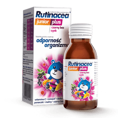 Rutinacea Junior PLUS -SYROP witaminy i odporność dla dzieci / POLSKA APTEKA W UK