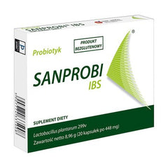 SANPROBI IBS, UK , PROBIOTYK 20 kapsułek, POLSKIE LEKI W UK