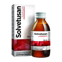 SOLVETUSAN, SUCHY KASZEL, 150ml, lewodropropizyna
