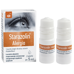 STARAZOLIN ALERGIA , krople na alergię, POLSKA APTEKA W UK