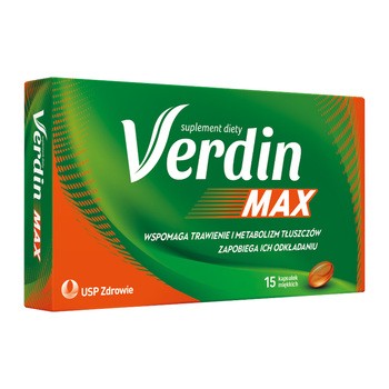 VERDIN MAX UK - UŁATWIA TRAWIENIE, 15 kapsułek / POLSKA APTEKA W UK
