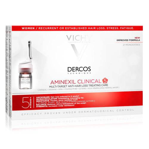 Vichy Dercos Aminexil Clinical 5, 21 ampułek/ POLSKA APTEKA W UK