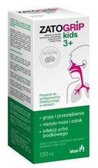ZATOGRIP KIDS, SYROP NA PRZEZIĘBIENIE DLA DZIECKA, APTEKA LEKI UK