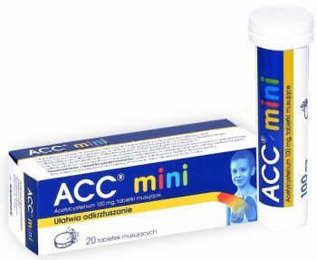 ACC Optima MINI 100mg UK apteka - na kaszel u dzieci, Apteka w UK, apteka w angli