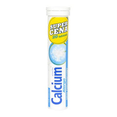 Calcium Alergo 300mg / Witamina C - Tabletki musujące ( smak pomarańczowy)