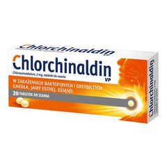 CHLORCHINALDIN VP UK 2mg - 20 tabletek na gardło do ssania / POLSKA APTEKA W SZKOCJI