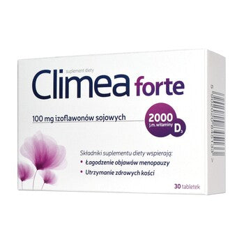 CLIMEA Forte 30 tabletek - Łagodzi objawy Menopauzy. Polska Apteka w UK