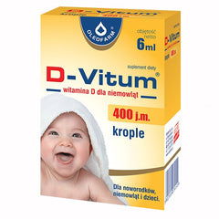D-Vitum - Witamina D dla dziweci od 1 roku. POLSKA APTEKA W UK Edit alt text
