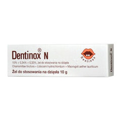 DENTINOX N - ŻEL NA BOLESNE ZĄBKOWANIE U DZIECI, 10g. POLSKA APTEKA / SZYBKA WYSYŁKA