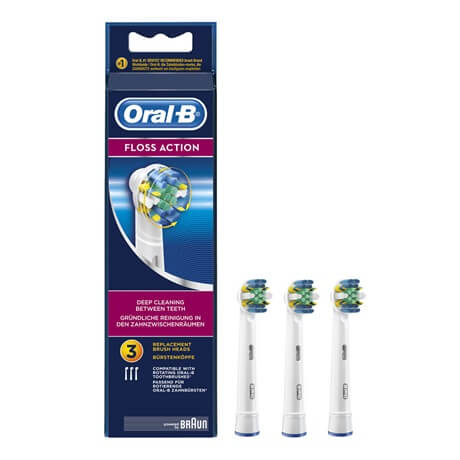 Oral B Floss Action - końcówki do szczoteczek oral B 3szt
