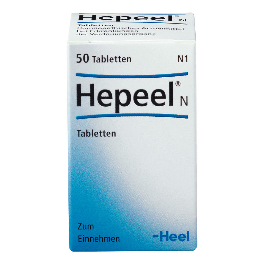 HEEL, Hepeel N, 50 tabletek -wzdęcia, brak apetytu, niestrawność , UK apteka , UK shop