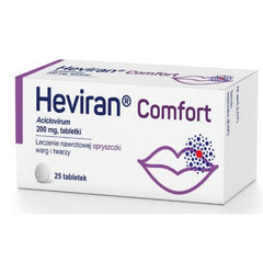 HEVIRAN UK COMFORT 200mg - 25 tabletek / POLSKA APTEKA W UK / WYSYŁKA 24h