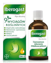 Iberogast 100ml -Podrażnienia żołądka i jelit, zgaga, IBEROGAST UK shop online , best price, iberogast apteka UK , sklep