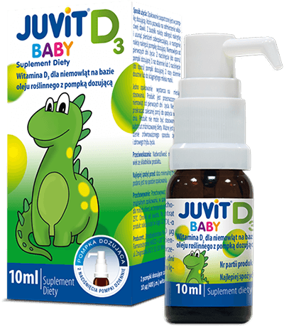 Juvit Baby D3 - Krople z witaminą D3 dla niemowląt, UK apteka, UK online sklep, apteka w angli