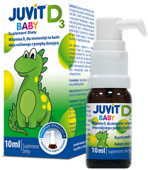 Juvit Baby D3 - Krople z witaminą D3 dla niemowląt, UK apteka, UK online sklep, apteka w angli