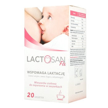 Lactosan Fix - Herbatki wspomagające laktacje , UK apteka leki, laktacja