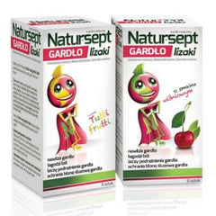 Natursept Lizaki UK apteka - Lizaki na gardło dla dzieci 6szt.