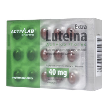 LUTEINA UK EXTRA 40mg,- 30 KAPSUŁEK / POLSKIE LEKI W UK / APTEKA