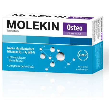 Molekin Osteo UK - Osteoporoza, Mocne kości. POLSKA APTEKA W UK