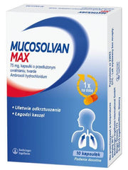 Mucosolvan Max UK , Polska apteka , Kaszel mokry tabletki
