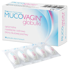 MUCOVAGIN UK - Globulki z kwasem Hialuronowym, POLSKA Apteka w UK